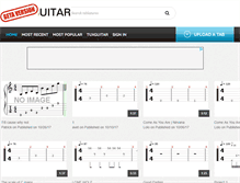 Tablet Screenshot of community.tuxguitar.com.ar